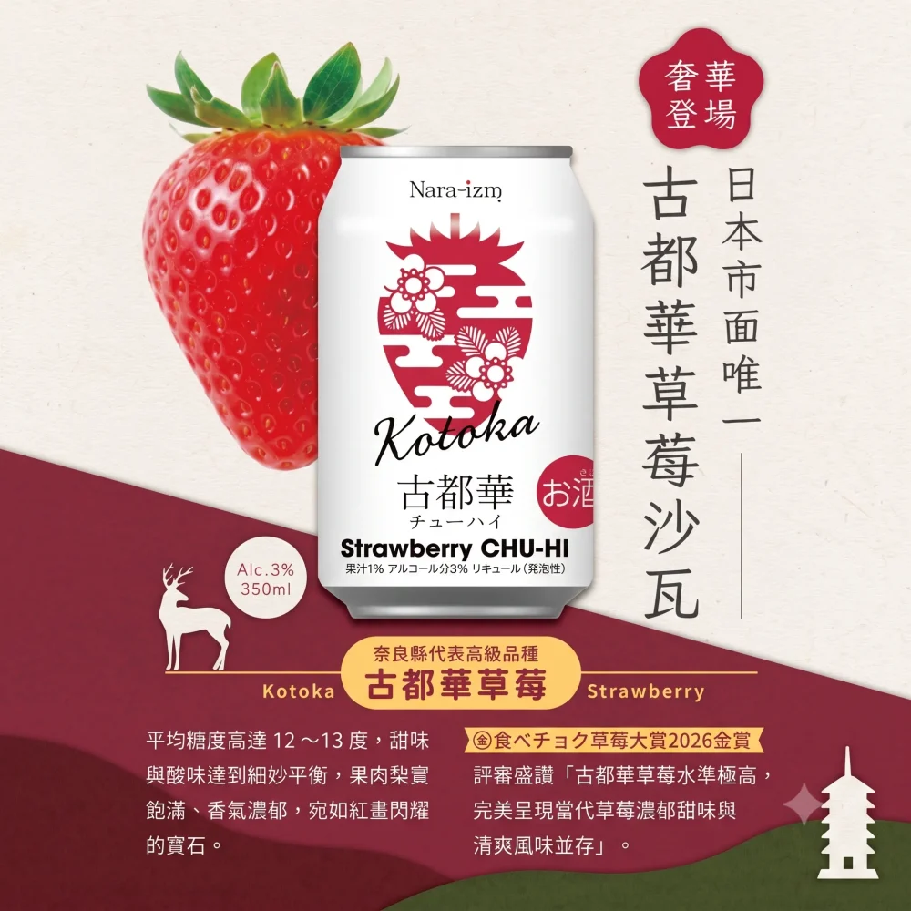 古都華草莓沙瓦DMwebp 古都華草莓沙瓦 350ml
