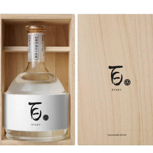 究極米燒酎 「百」500ml (附木盒)