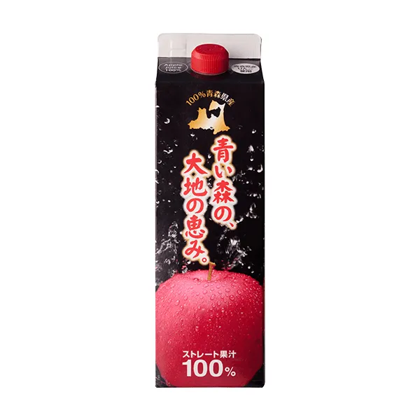 大地的恩惠 日本青森蘋果汁 1L